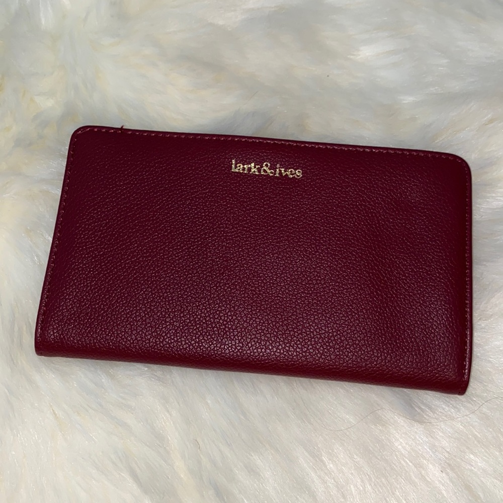 Lark & Ives Maroon Wallet